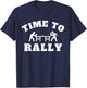 Funny Ping Pong It's Time to Rally for Table Tennis Players T-Shirt - T-Shirt | Navy