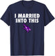 Anna Coyotes Logo I Married Into This HS T-Shirt - T-Shirt | Navy