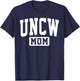 Family University College Arch Retro Design UNCW Arch Vintage Retro College Mom Mother Arch Vintage T-Shirt - T-Shirt | Navy