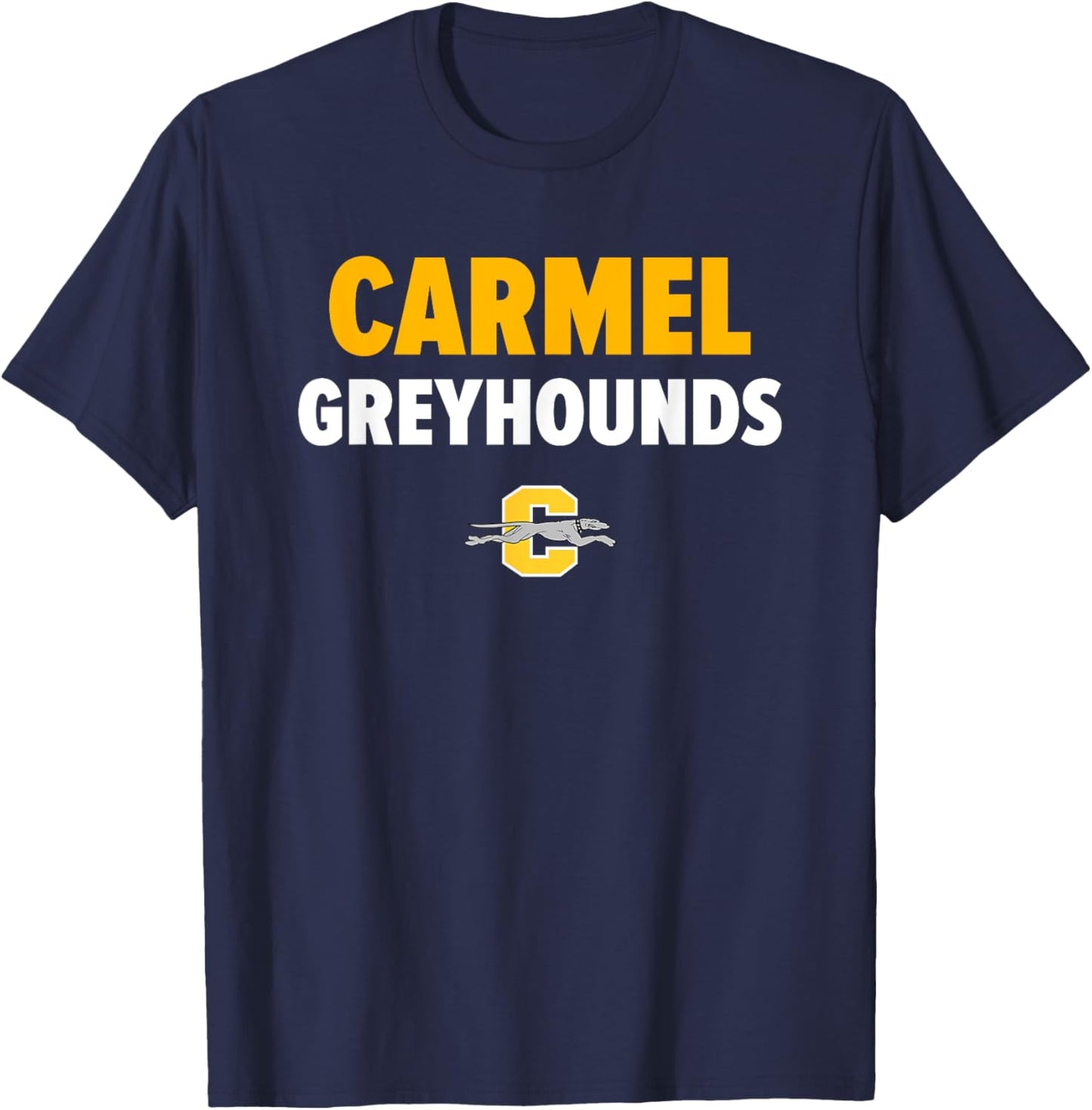 Carmel Greyhounds Logo Bold HS T-Shirt - T-Shirt | Navy
