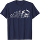 Evolution of Man Mechanic Car Lovers Car Engine T-Shirt - T-Shirt | Navy