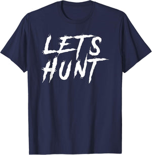 Lets Hunt Football Tailgate T-Shirt - T-Shirt | Navy