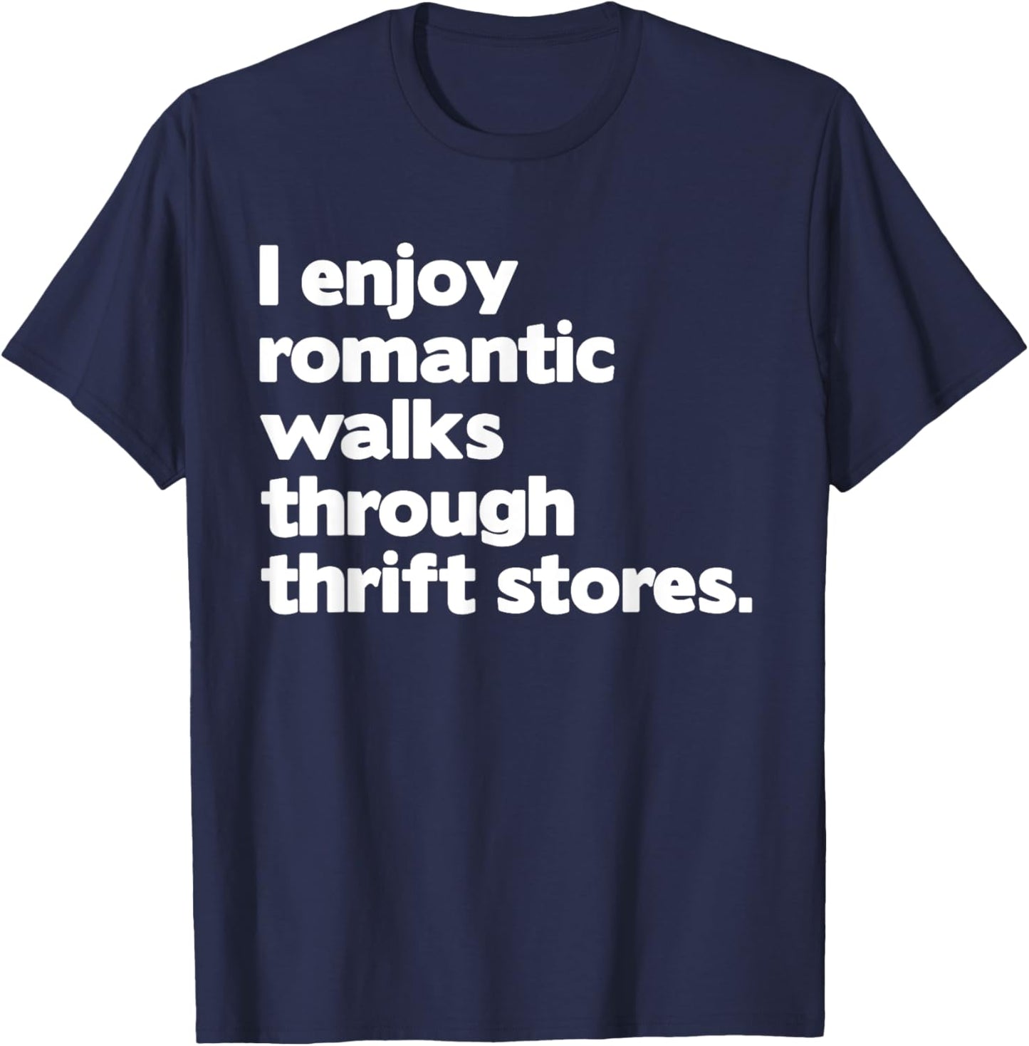 Funny Thrift Store Art Women Thrift Shop Thrifting T-Shirt - T-Shirt | Navy