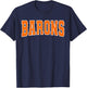 Brewton Parker College Barons Apparel Sports Fan T-Shirt - T-Shirt | Navy