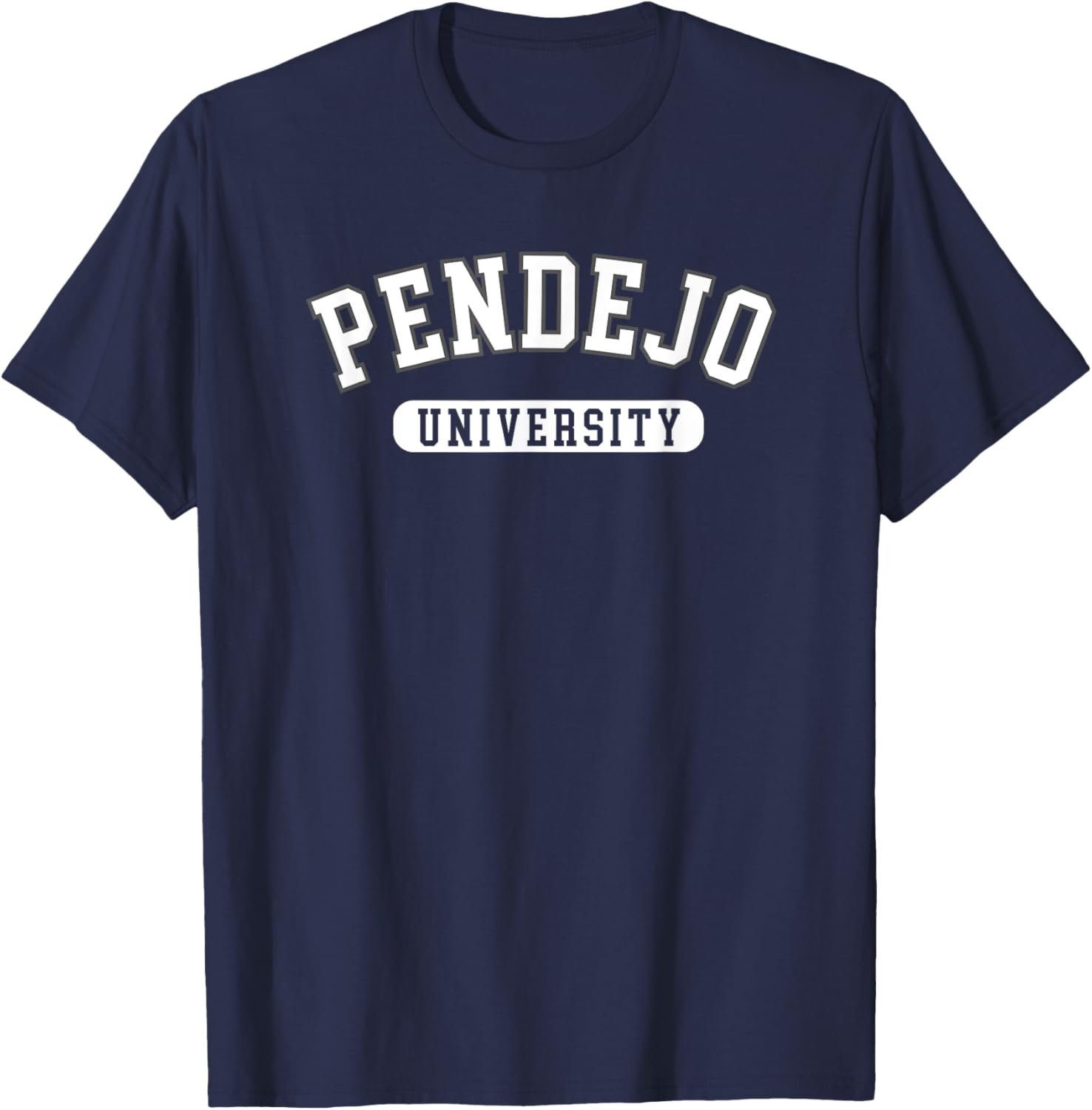Pendejo University Funny Collegiate T-Shirt - T-Shirt | Navy