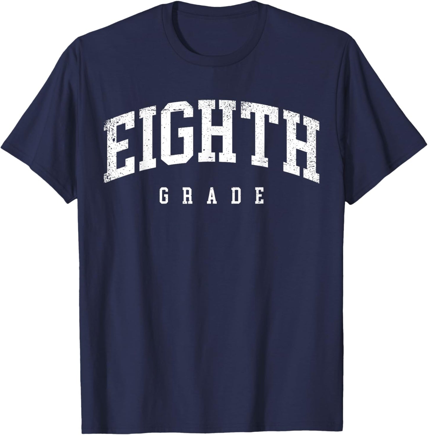 Eighth Grade Squad 8th Grade Team Retro First Day of School T-Shirt - T-Shirt | Navy