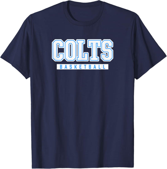 Colts Basketball Carson High School T-Shirt - T-Shirt | Navy