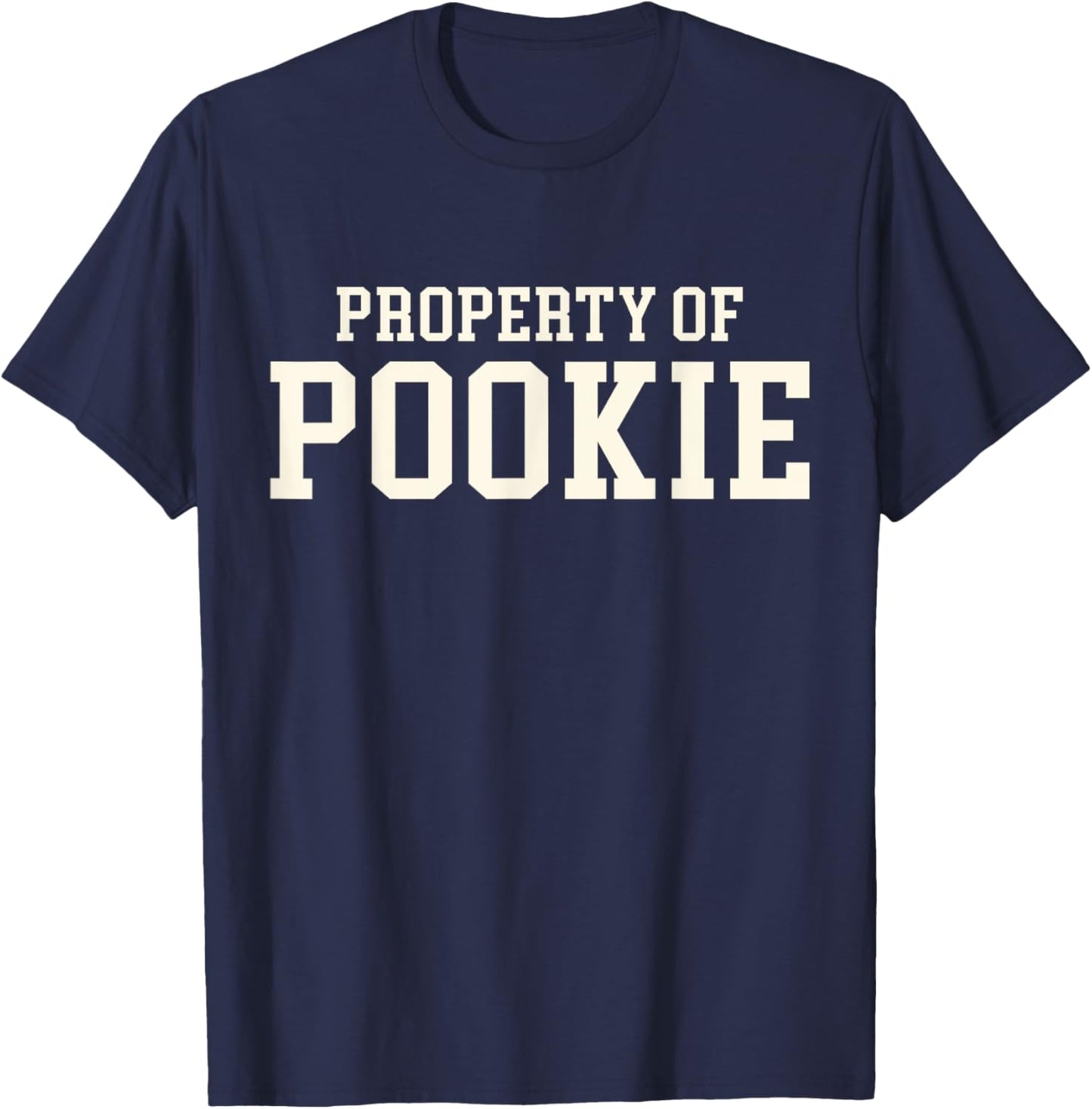 Property Of Pookie T-Shirt - T-Shirt | Navy