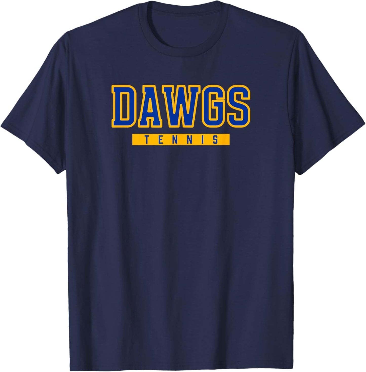 Copperas Cove Dawgs Tennis T-Shirt - T-Shirt | Navy