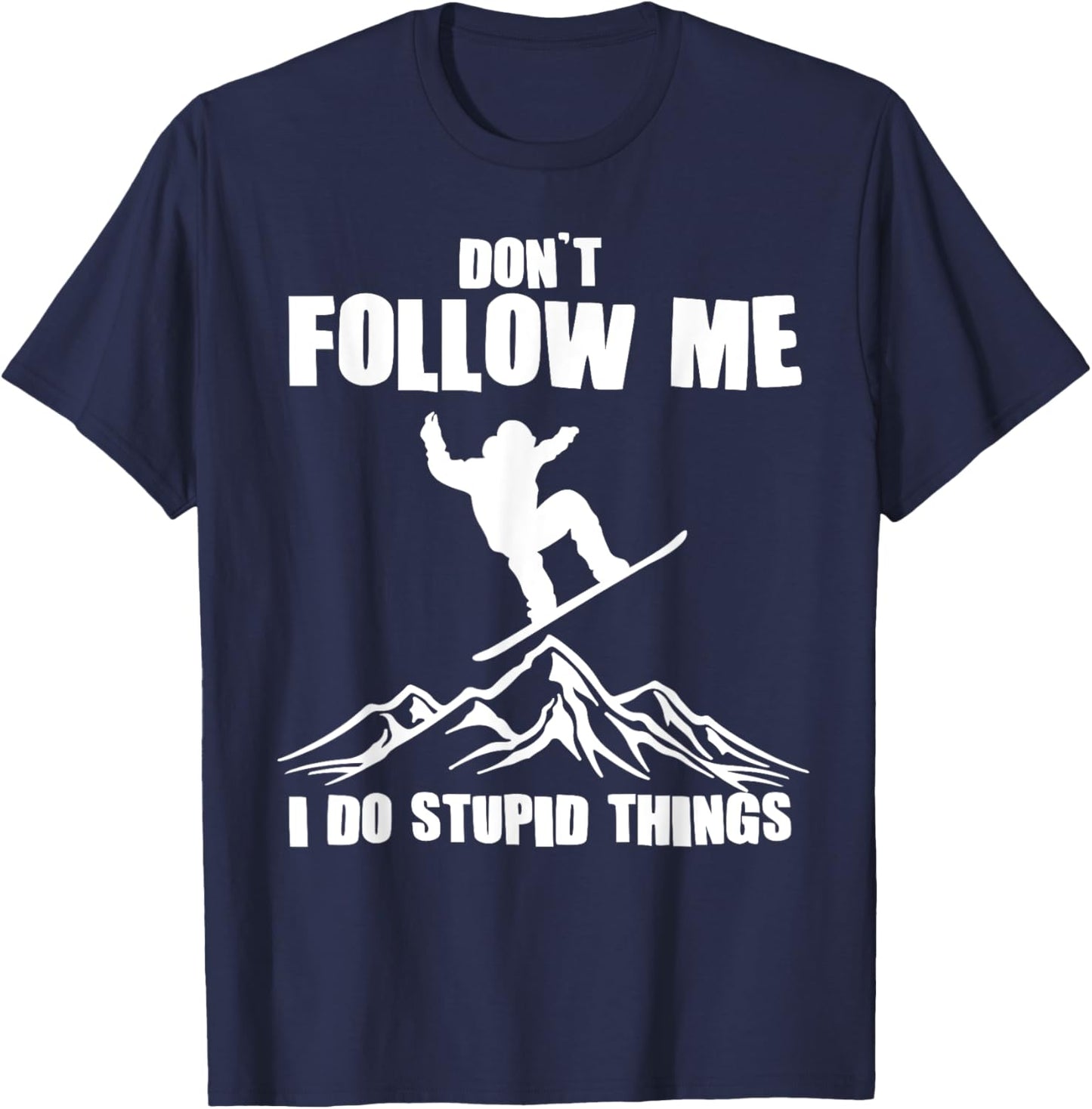 Cool Snowboarding Art Women Snowboard Snowboarder T-Shirt - T-Shirt | Navy