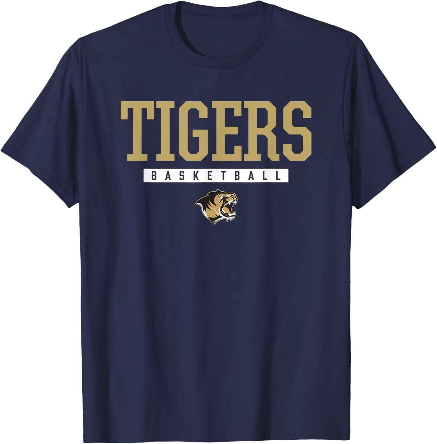 Bentonville Tigers Logo Basketball HS T-Shirt - T-Shirt | Navy