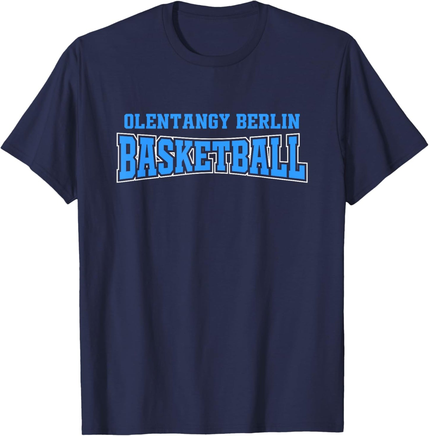 Olentangy Berlin High School Basketball Warp HS T-Shirt - T-Shirt | Navy
