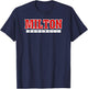 Milton High School Baseball T-Shirt - T-Shirt | Navy