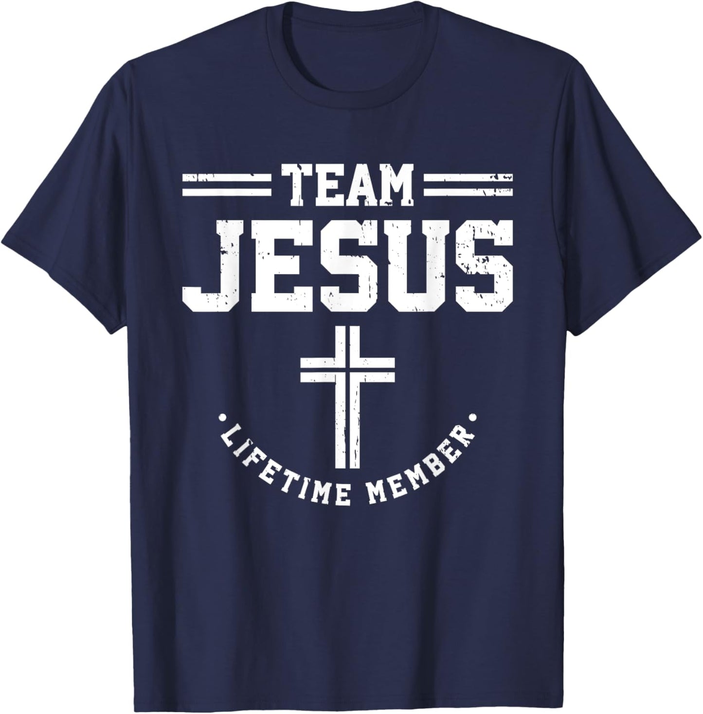 Christian - Team Jesus 03 Faith Hope Love T-Shirt - T-Shirt | Navy
