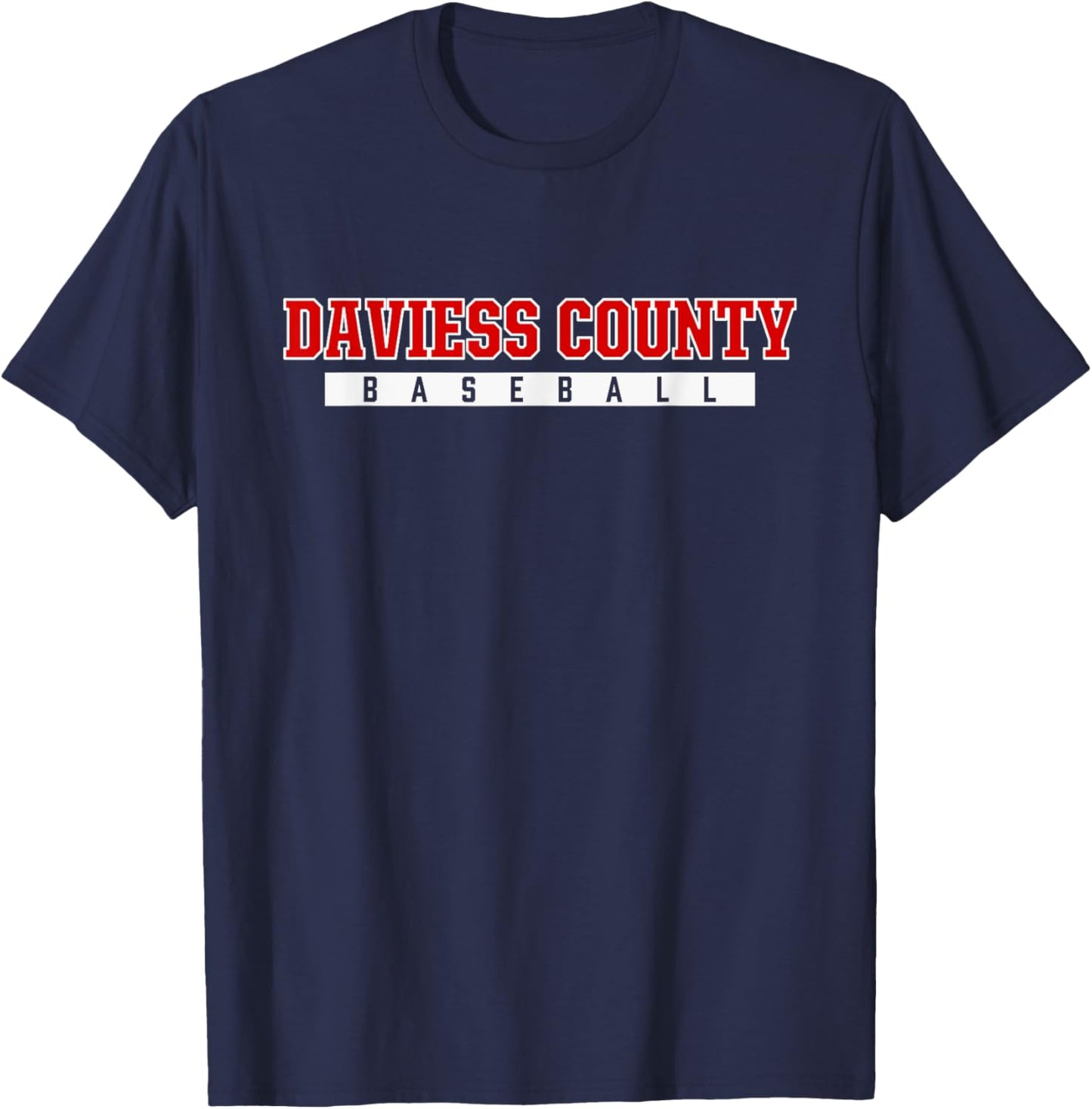 Daviess County High School Baseball T-Shirt - T-Shirt | Navy