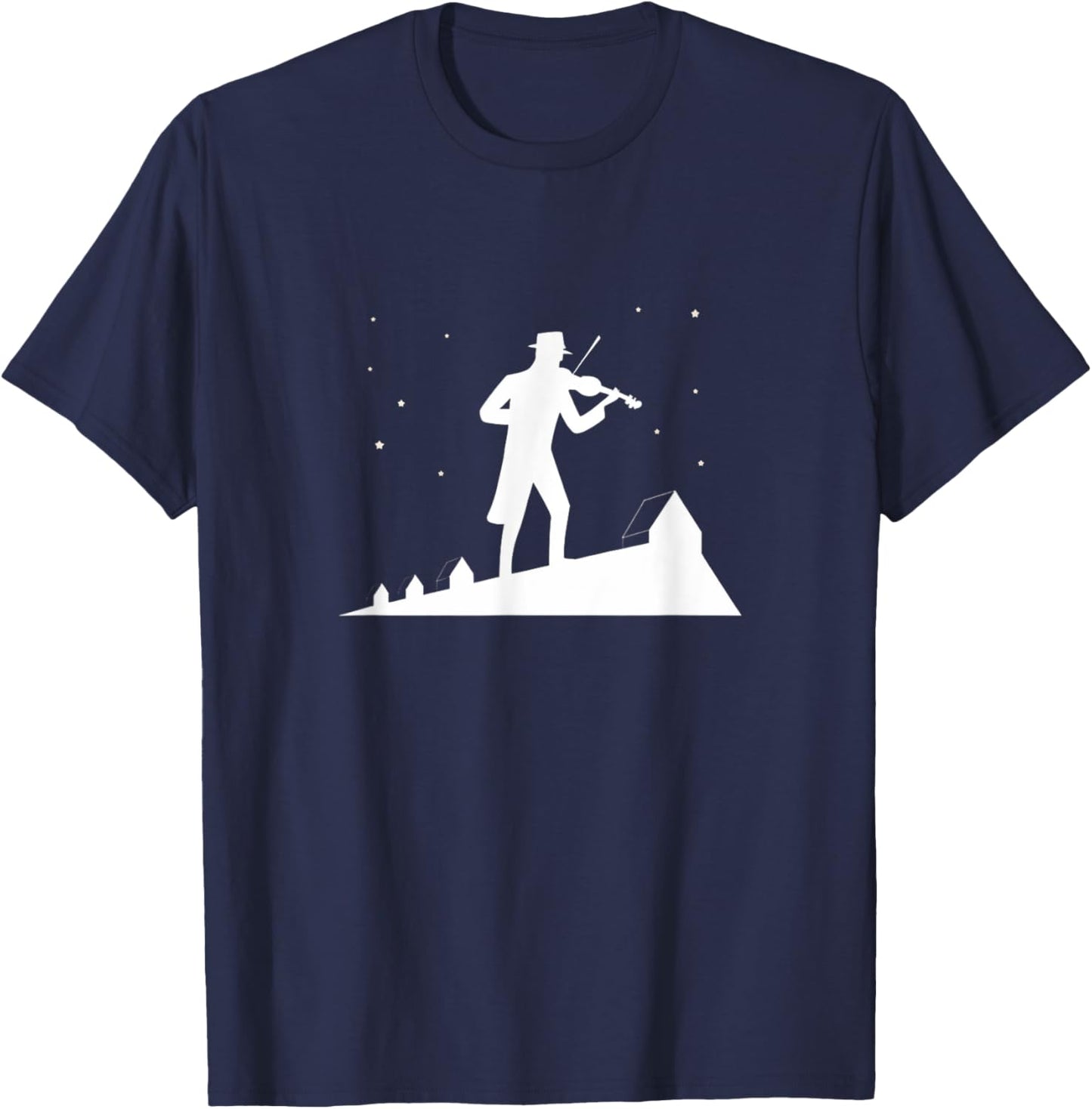 Fiddler On Roof Retro Musical Theater Broadway Theatre T-Shirt - T-Shirt | Navy
