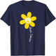 BUEN CAMINO Pilgrim Feminine Daisy Shell T-Shirt - T-Shirt | Navy