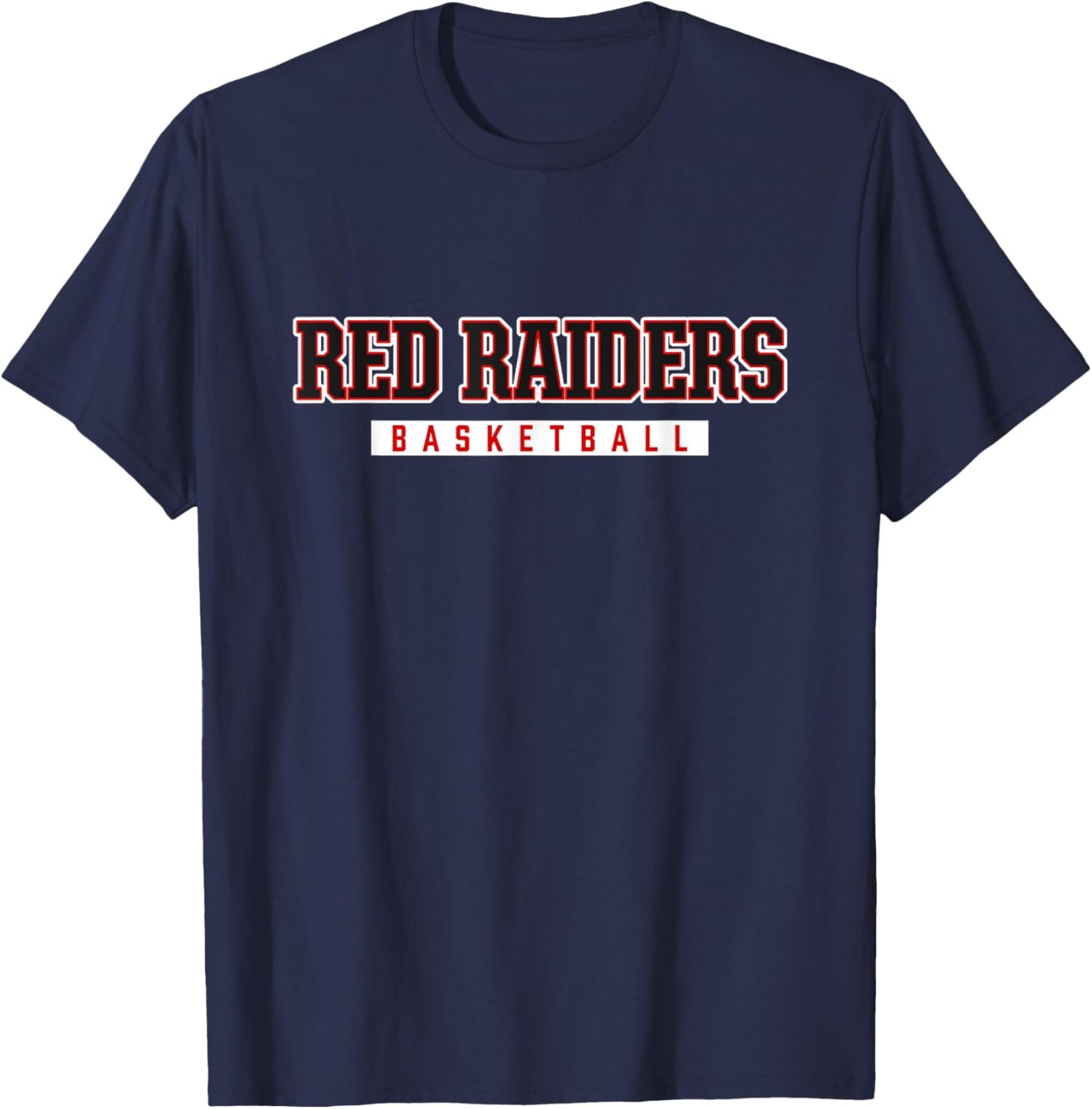 Red Raiders Basketball Decatur High School T-Shirt - T-Shirt | Navy