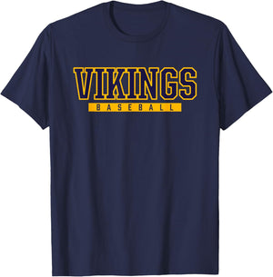 South Iredell Vikings Baseball T-Shirt - T-Shirt | Navy