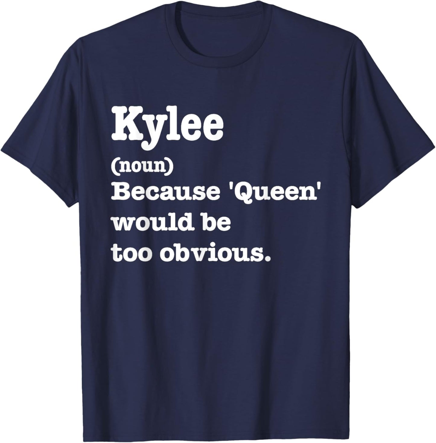KYLEE Sarcasm Queen - Custom KYLEE Women's T-Shirt - T-Shirt | Navy