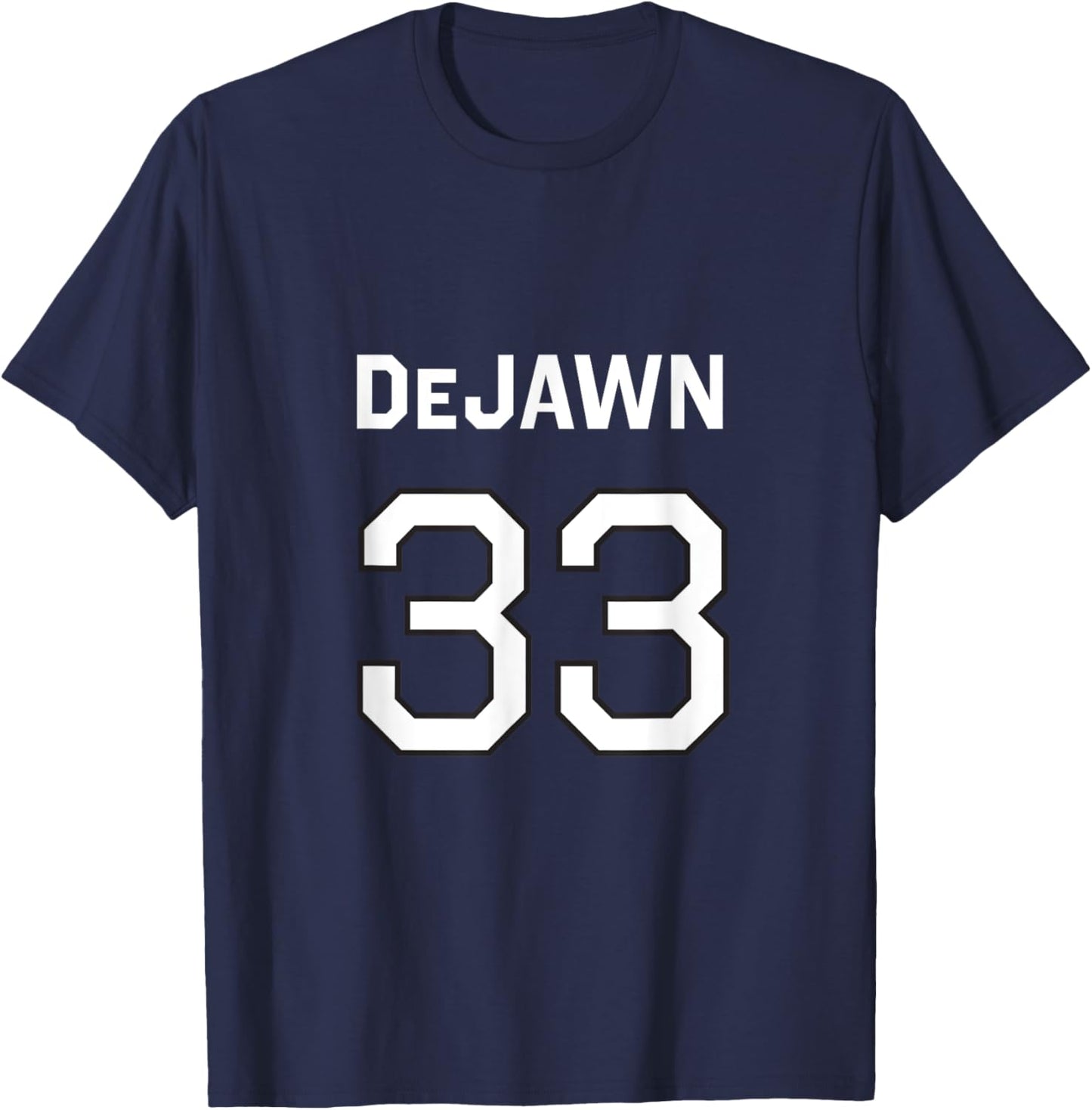 DeJAWN - Funny DeJAWN Design T-Shirt - T-Shirt | Navy