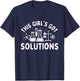 This Girl's Got Solutions - Chemistry Student Science Fan T-Shirt - T-Shirt | Navy