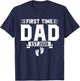 First Time Dad 2026 Dad Promoted To Dad est 2026 New Daddy T-Shirt - T-Shirt | Navy