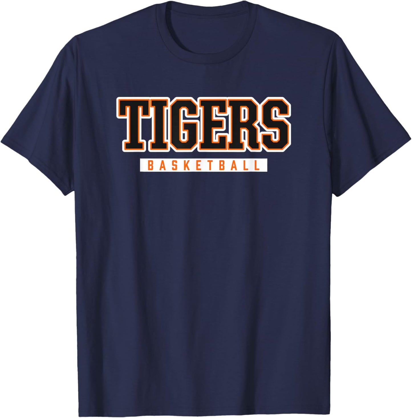 Tigers Basketball Princeton High School T-Shirt - T-Shirt | Navy