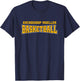 Archbishop Moeller High School Basketball Warp HS T-Shirt - T-Shirt | Navy