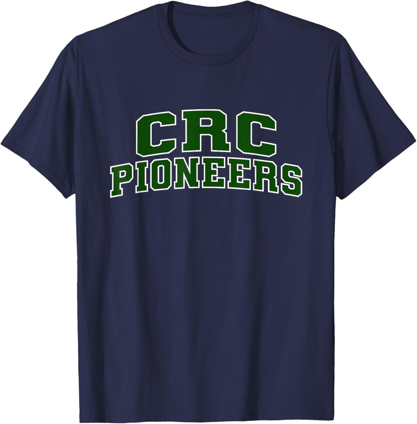 Crowley's Ridge College CRC Pioneers Apparel Sports Fan T-Shirt - T-Shirt | Navy
