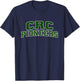 Crowley's Ridge College CRC Pioneers Apparel Sports Fan T-Shirt - T-Shirt | Navy