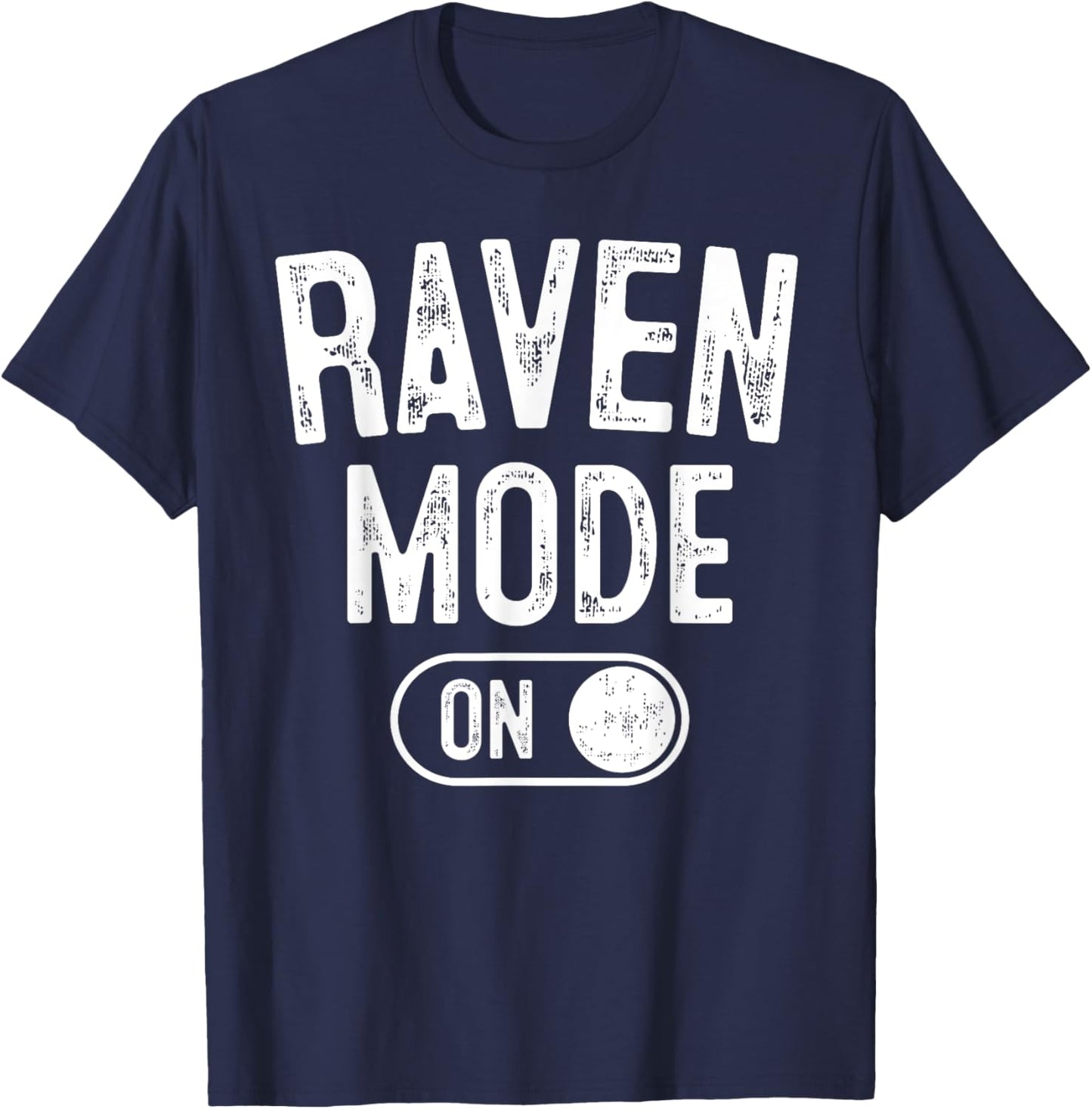 Raven Mode On Costume Funny Clever Corvid Gift Animal Lover T-Shirt - T-Shirt | Navy