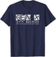 Gen X 1975 Edition 50th Birthday Retro Generation X Gen Xer T-Shirt - T-Shirt | Navy