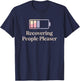 Recovering People Pleaser in Progress Self Love T-Shirt - T-Shirt | Navy