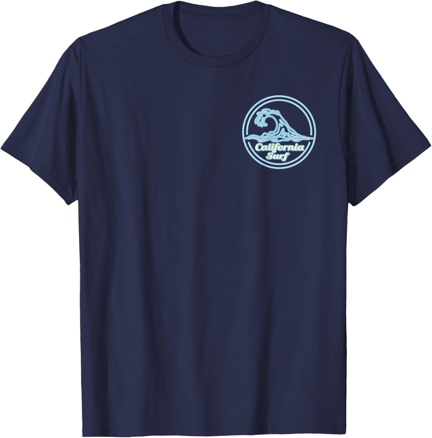 Mavericks Beach Big Wave Surf Club, surfing graphic T-Shirt - T-Shirt | Navy