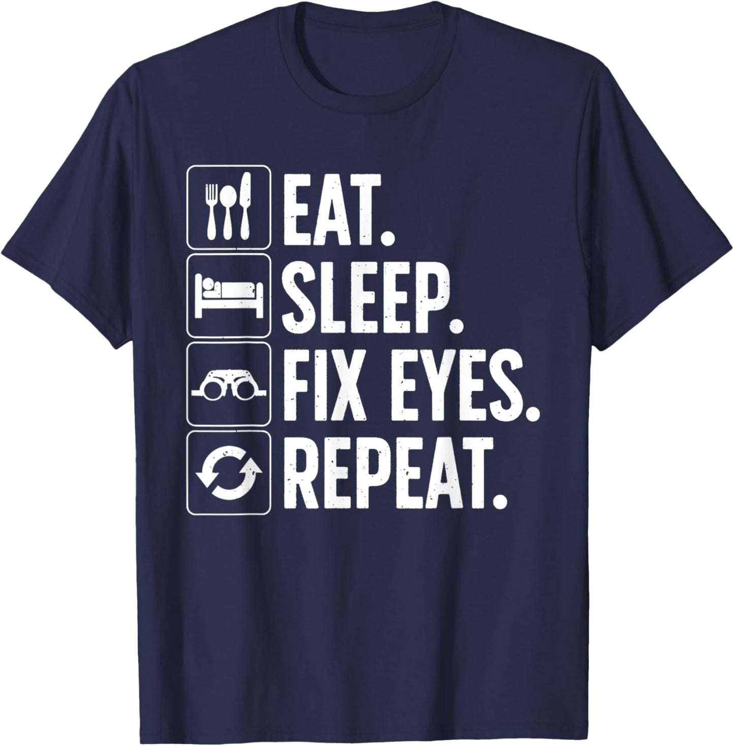 Eye Surgeon Art Women Eye Doctor Ophthalmologist T-Shirt - T-Shirt | Navy