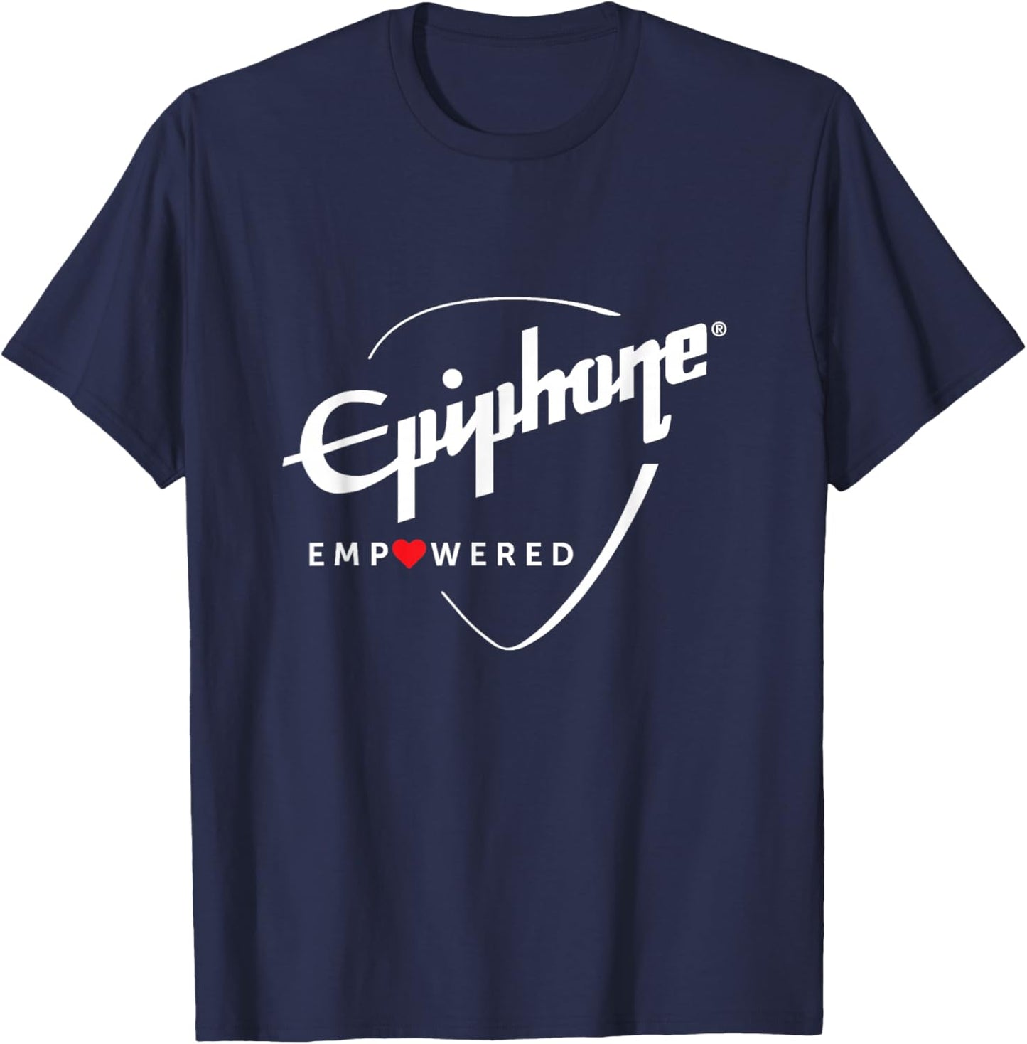 Epiphone Empowered White Logo T-Shirt - T-Shirt | Navy