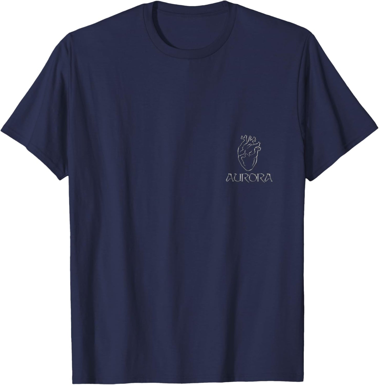 Aurora Official Heart T-Shirt - T-Shirt | Navy
