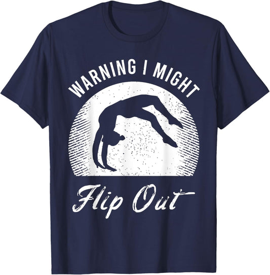 Funny Acrobatics Saying for a Tumbling Sport Gymnast T-Shirt - T-Shirt | Navy
