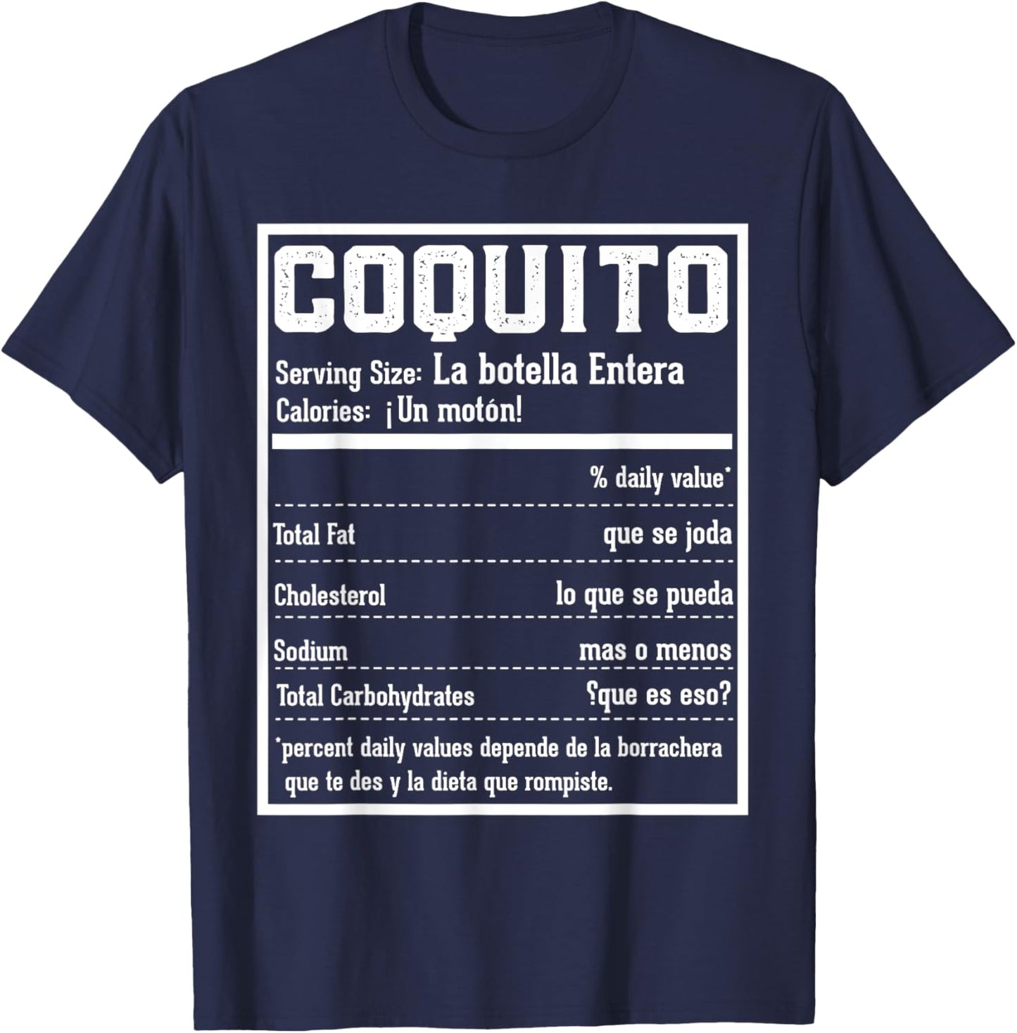 Coquito T-Shirt - T-Shirt | Navy