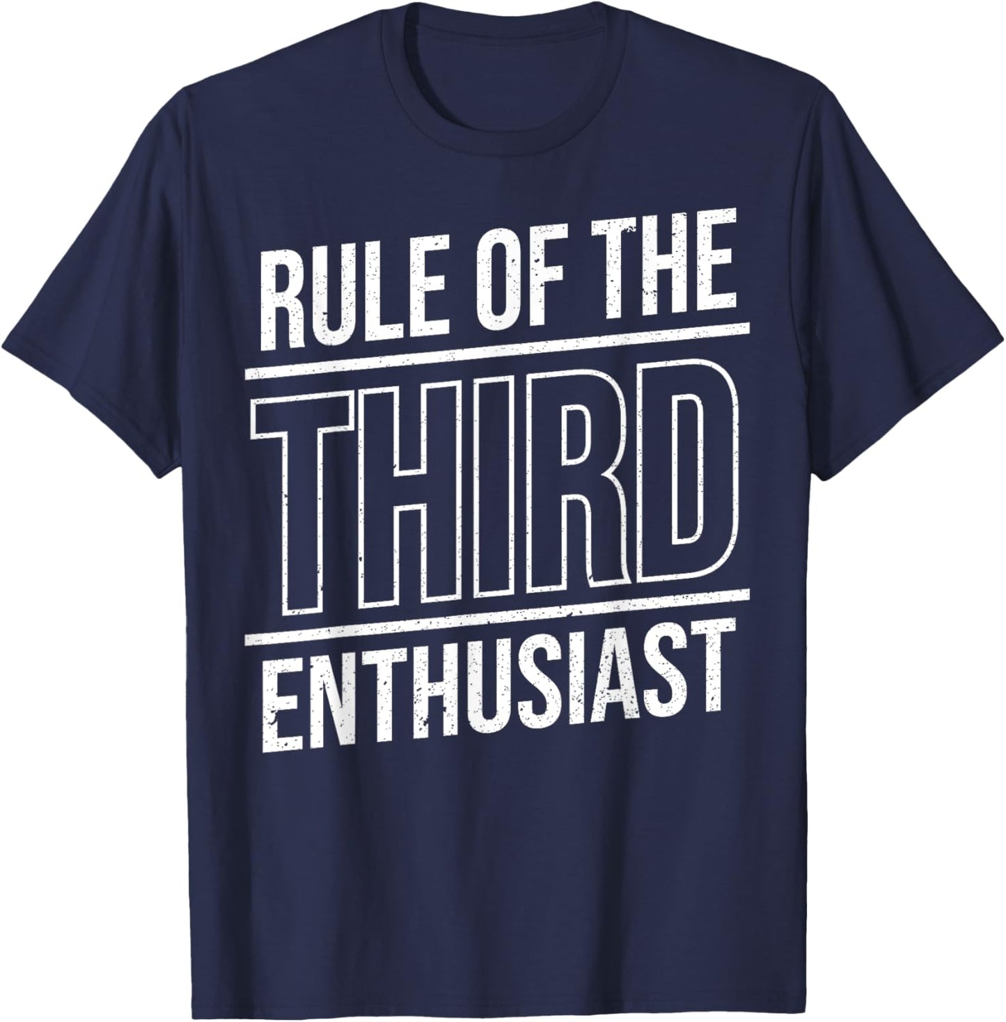 Rule Thirds Enthusiast - Photographer Funny Photography T-Shirt - T-Shirt | Navy