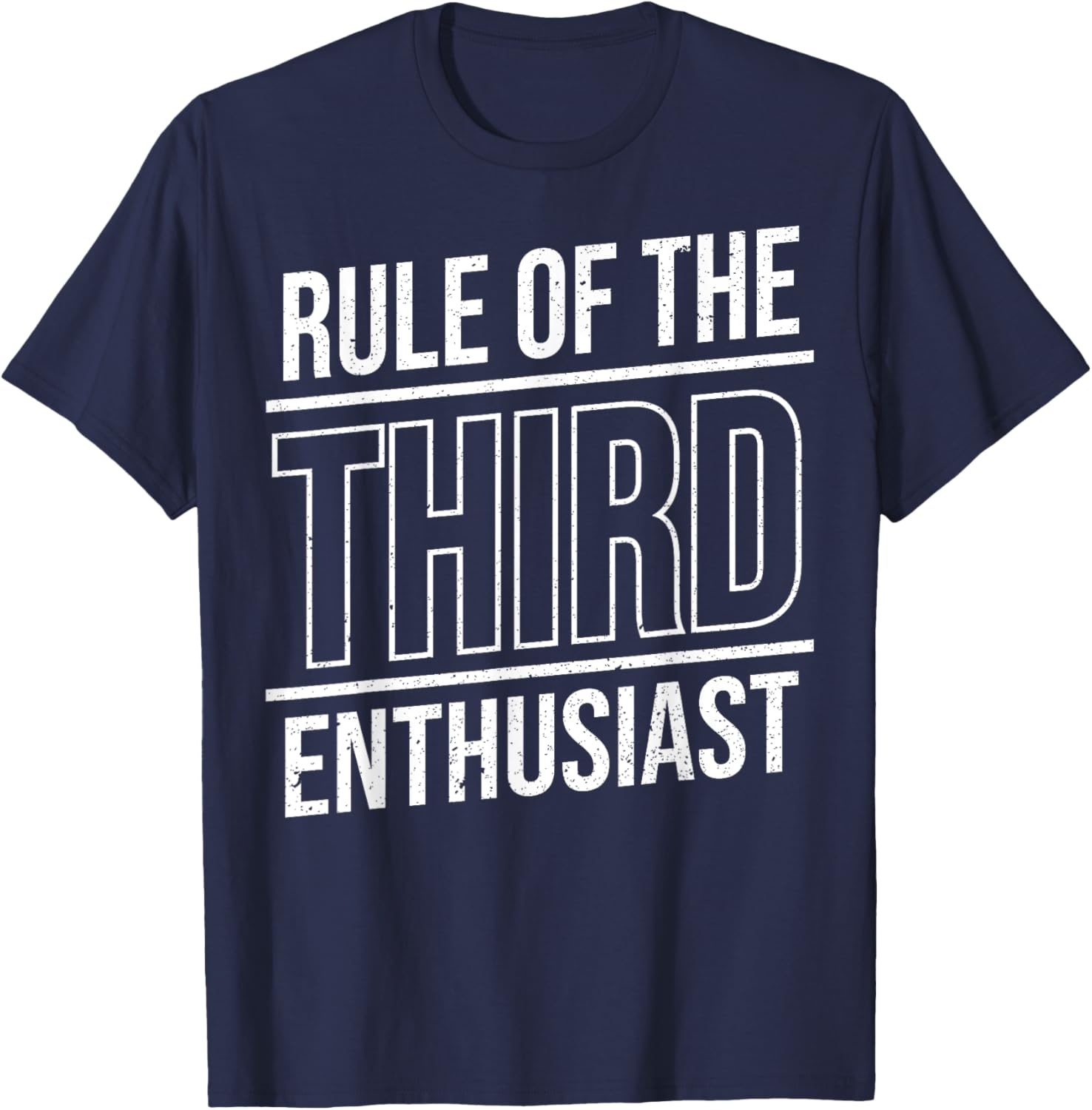 Rule Thirds Enthusiast - Photographer Funny Photography T-Shirt - T-Shirt | Navy