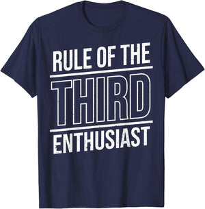 Rule Thirds Enthusiast - Photographer Funny Photography T-Shirt - T-Shirt | Navy