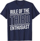 Rule Thirds Enthusiast - Photographer Funny Photography T-Shirt - T-Shirt | Navy