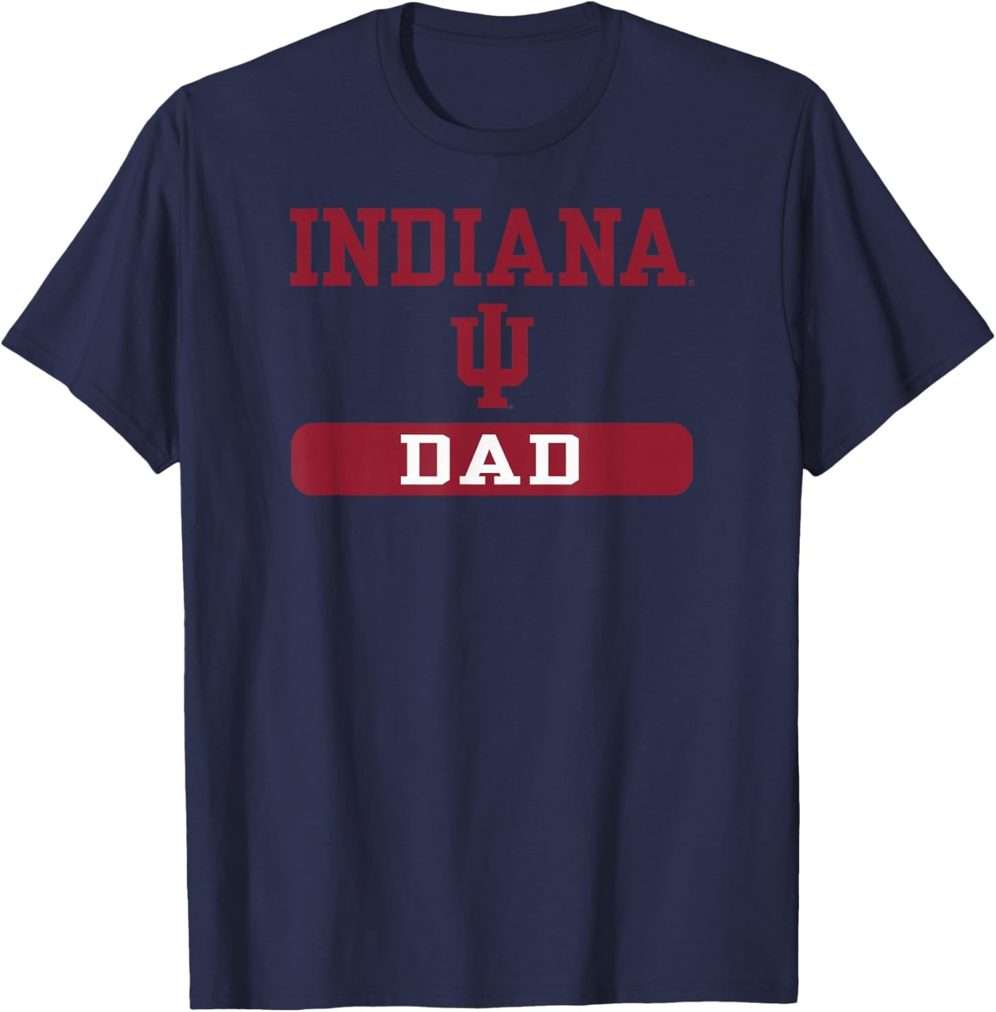 Indiana Hoosiers Dad Officially Licensed T-Shirt - T-Shirt | Navy