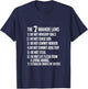 Noahide 7 Laws religion Faith Noahide Apparel Noahides T-Shirt - T-Shirt | Navy