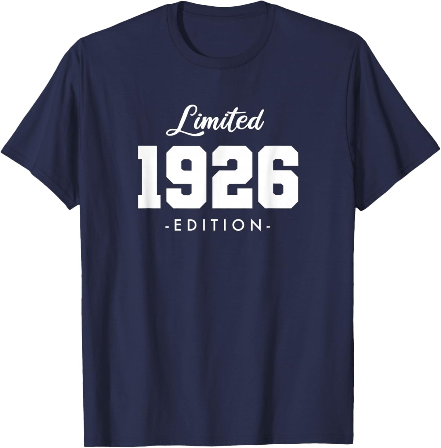 100 Jahre Jahrgang 1926 Limited Edition 100. Geburtstag T-Shirt - T-Shirt | Navy