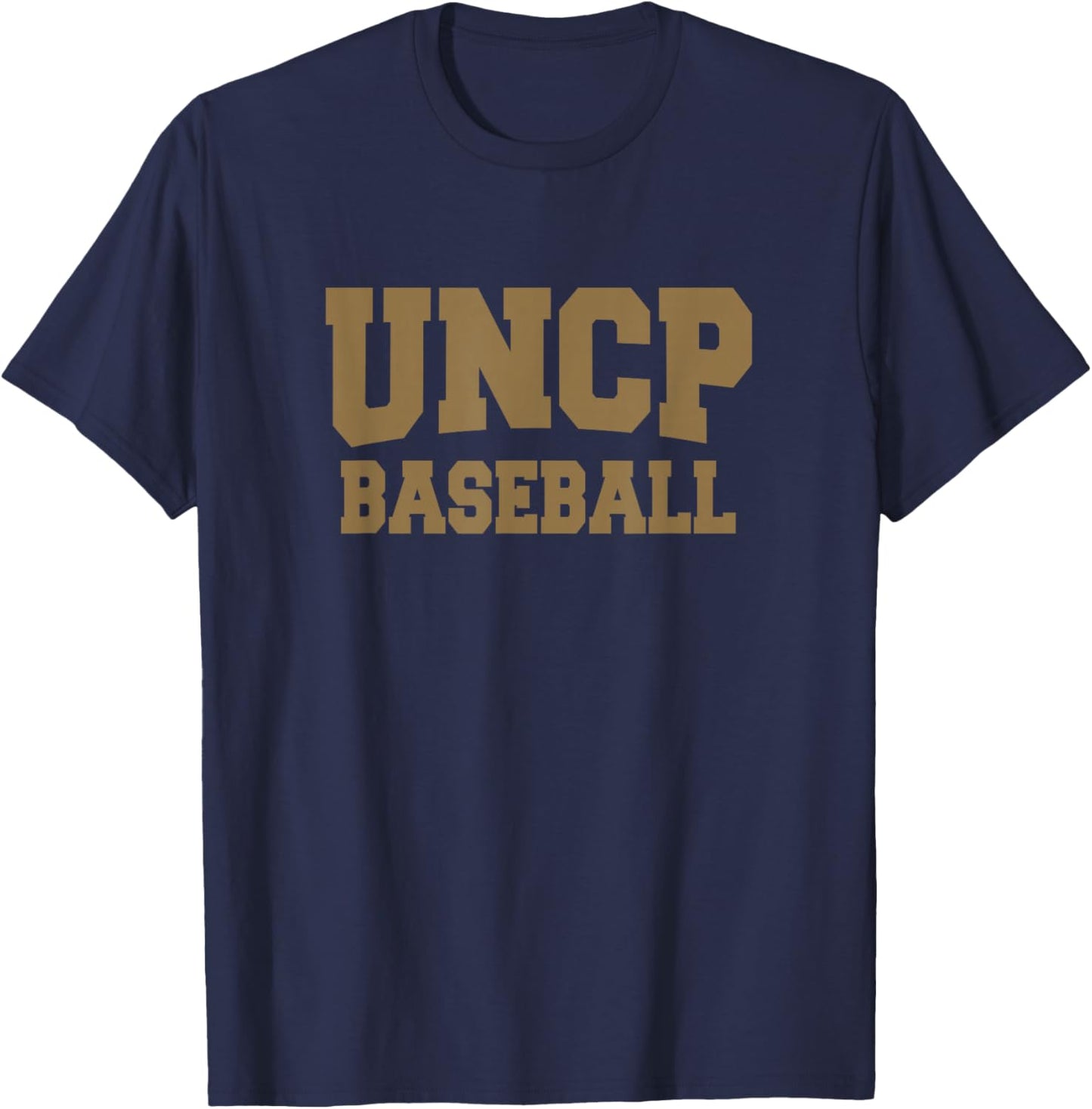 UNCP Baseball Braves Apparel Sports Fan T-Shirt - T-Shirt | Navy