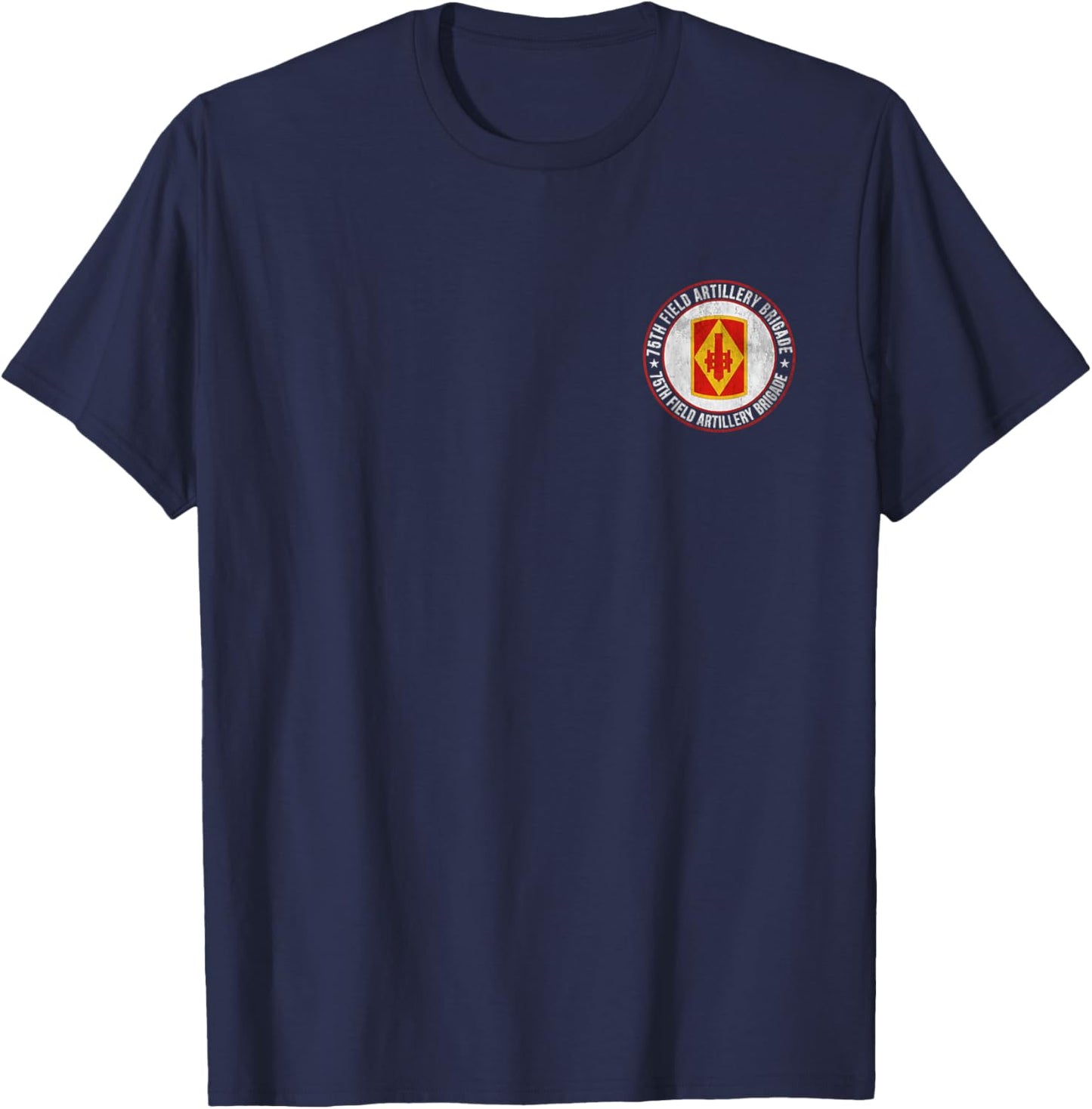 75th Field Artillery Brigade Military Veteran Day Father Day T-Shirt - T-Shirt | Navy