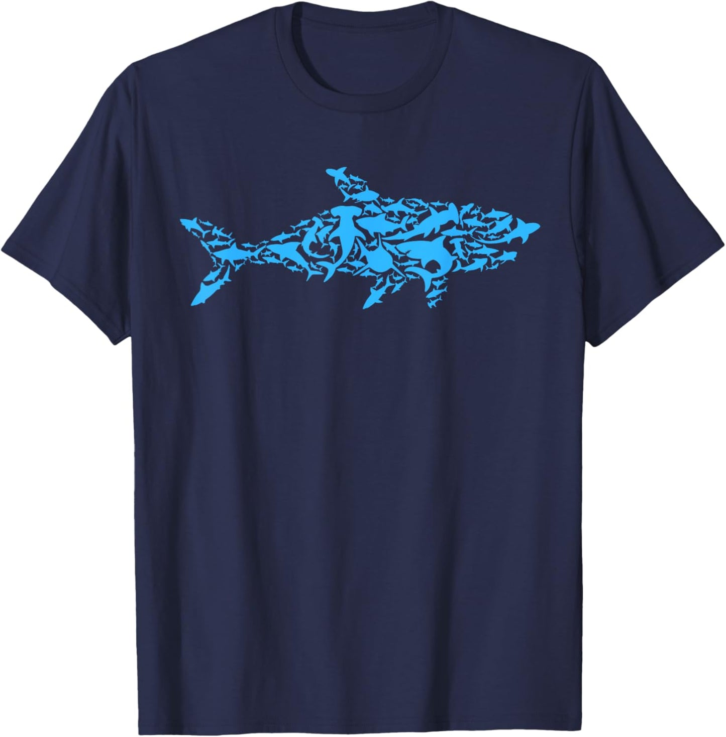 Shark Animal Marine Biology Science Scientist Shark Lover T-Shirt - T-Shirt | Navy